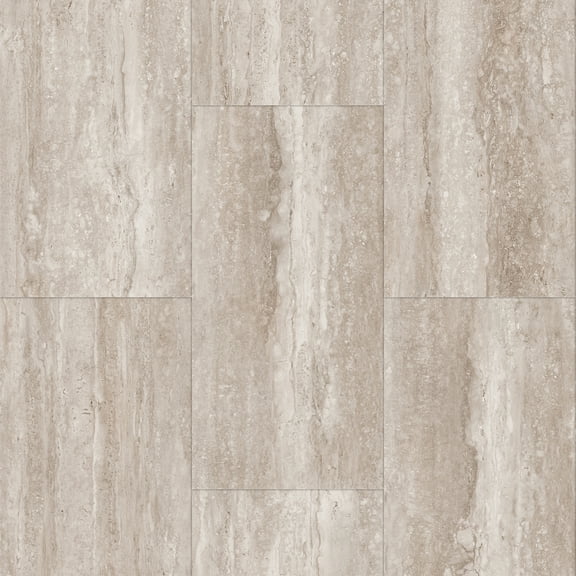 Dekorman Origin Latina Gray 5mm/12 mil x 12 in. W x 24 in. L Waterproof Click Lock Vinyl Tile Flooring (19.62 sq. sf/case)
