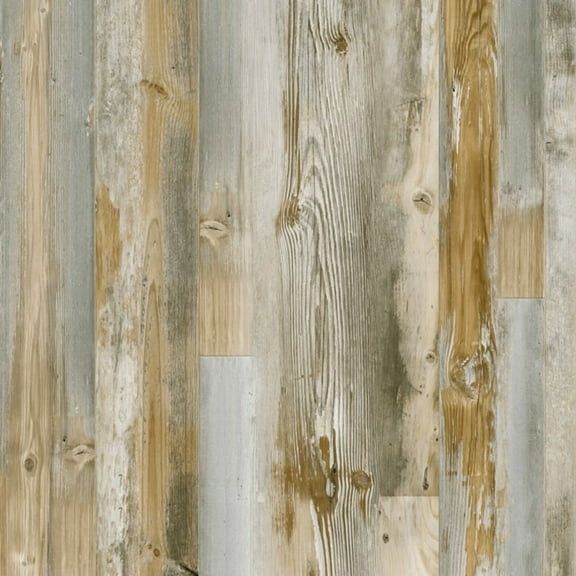 Dekorman Gray Cottage Pine 7.1 in. W x 48 in. L x 5 mm T Rigid Core Vinyl Plank (23.64 Sq.ft./Case)