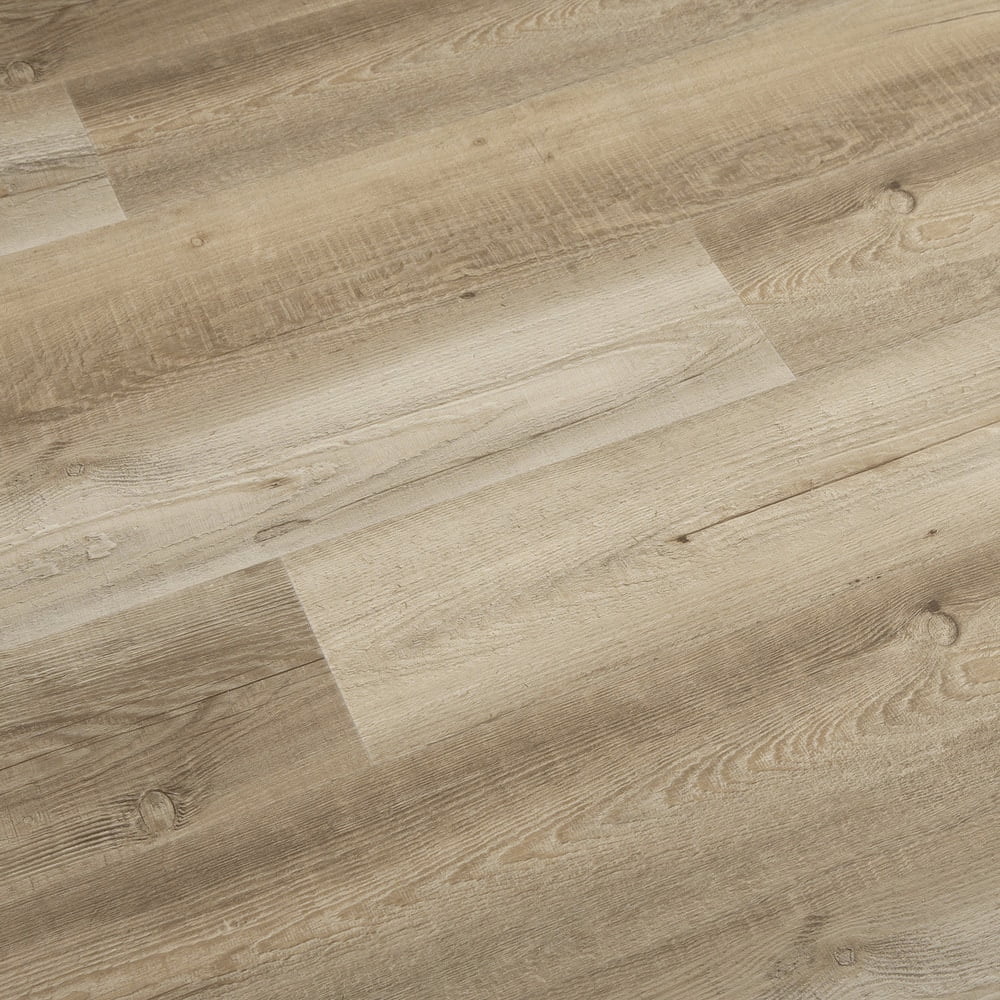 Dekorman Silverlake Yellow stone Pine 7.1 in. W x 48 in. L x 5 mm/20mil Waterproof Click Lock Luxury Vinyl Plank Flooring (23.64 sq. ft./case)