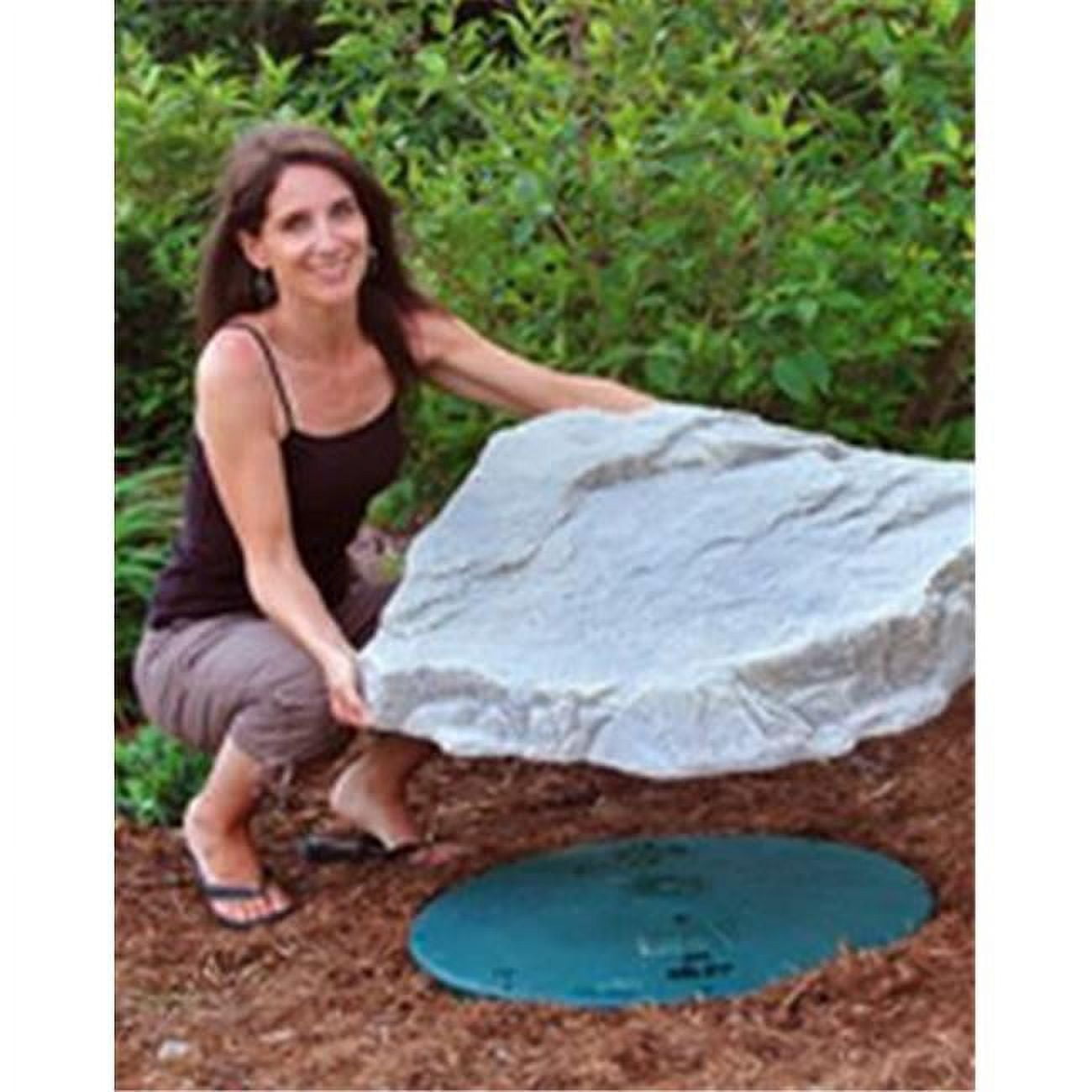 Fieldstone Gray RealRock Textured Garden Stone Cover