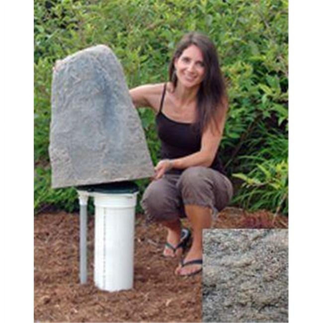 23" Riverbed Faux Stone Utility Cover