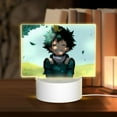 thumbnail image 1 of Deku Izuku My Hero Academia Acrylic Night Light Adjustable 3 Light Modes USB Cable Lamp Light Display Base Rectangular LED Light For Bookshelves Desk Bedside Tables Bedroom Child Room, 1 of 9