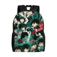 thumbnail image 1 of Deku Izuku Midoriya My Hero Academia Backpack Lightweight Unisex Basic Daypack Bookbag Laptop Satchel Rucksack For Travel School Office Daily, 1 of 8
