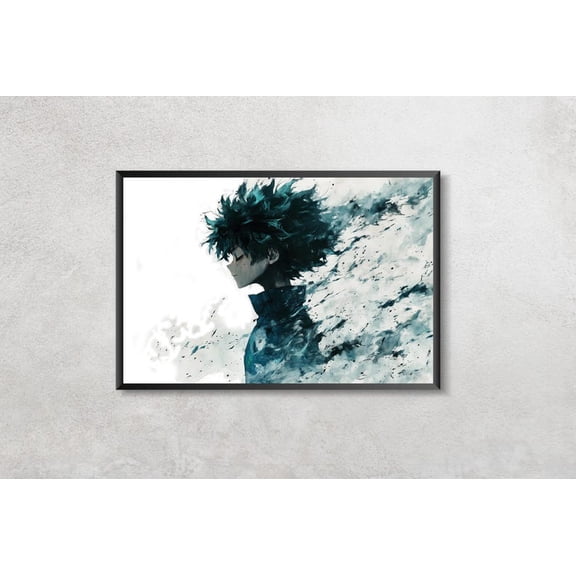 Deku – My Hero Academia Wall Art, Home Decor, Printable Art Poster 8x12 Inches, UNFRAMED