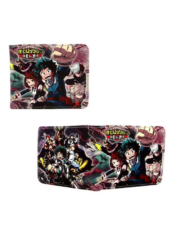 Deku Ochaco Bakugo Todoroki - My Hero Academia 4x5" Bi-Fold Wallet
