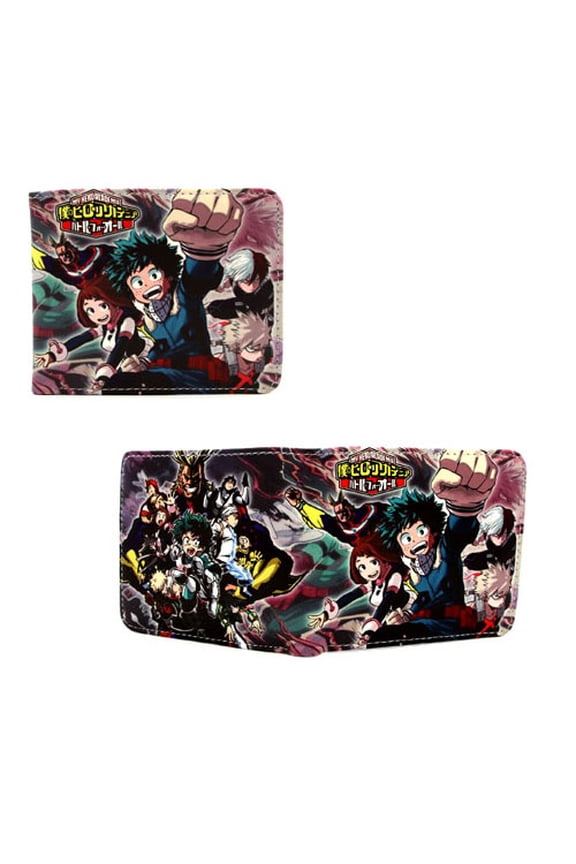 Deku Ochaco Bakugo Todoroki - My Hero Academia 4x5" Bi-Fold Wallet