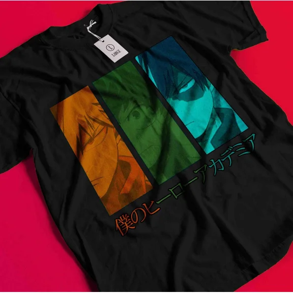 Deku T-Shirt My Hero Academia Bakugo Katsuki Tee Anime Midoriya Dabi Shoto Shirt