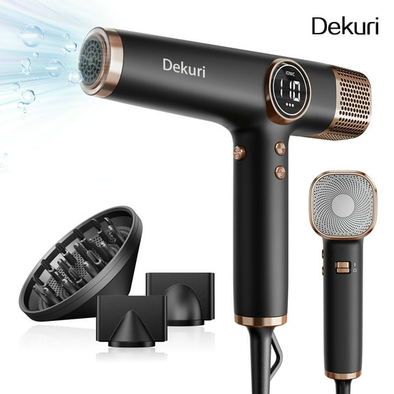 Dekuri Hair Dryer Lightweight Hairdryer with 110,000 RPM High Speed Motor for Fast Drying