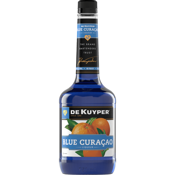 DeKuyper Signature Series Blue Curacao Liqueur, 750 mL