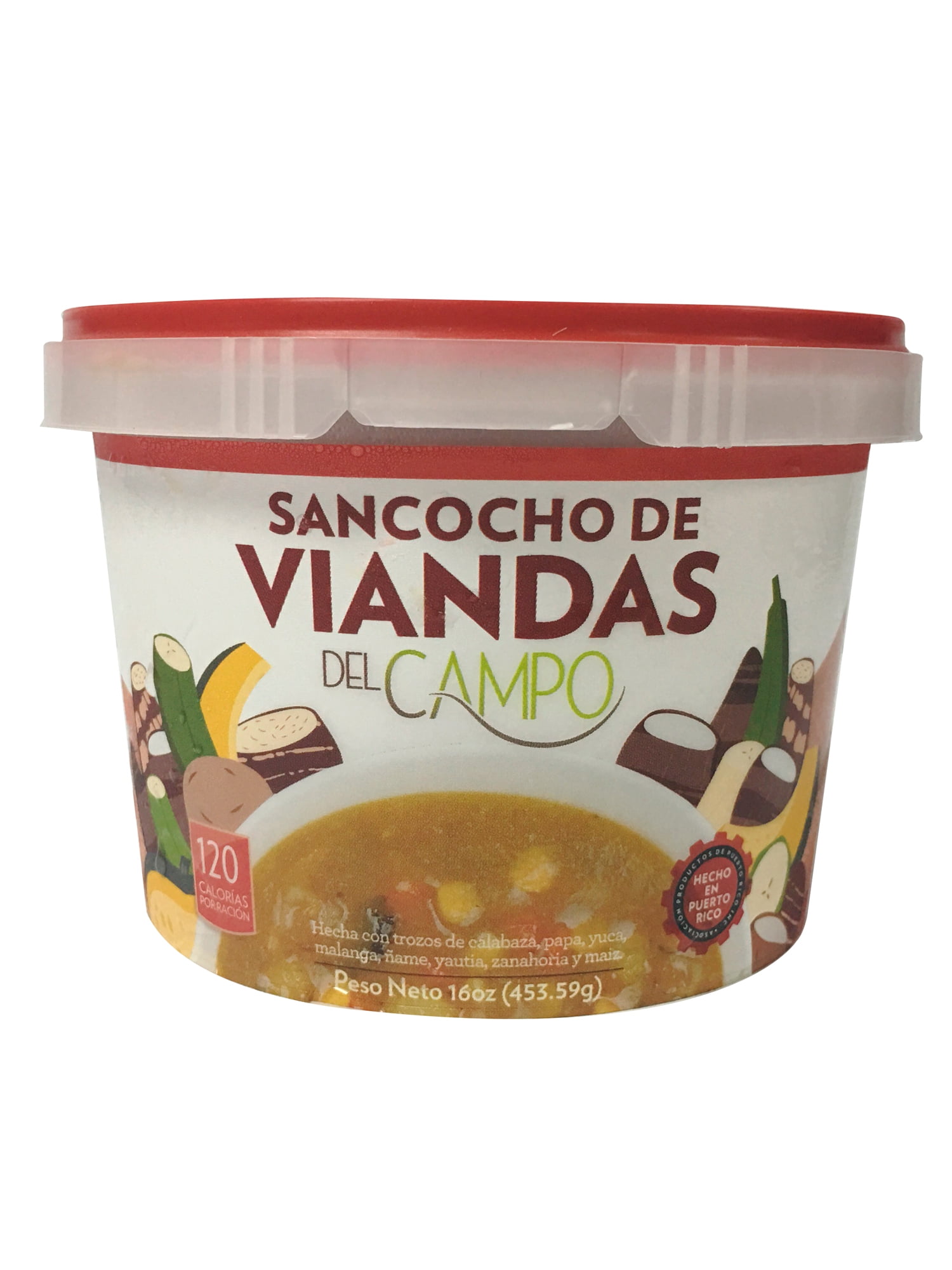 Del Campo Sancocho De Viandas, Low Fat, Cholesterol Free, 16oz Plastic Tub (Frozen)