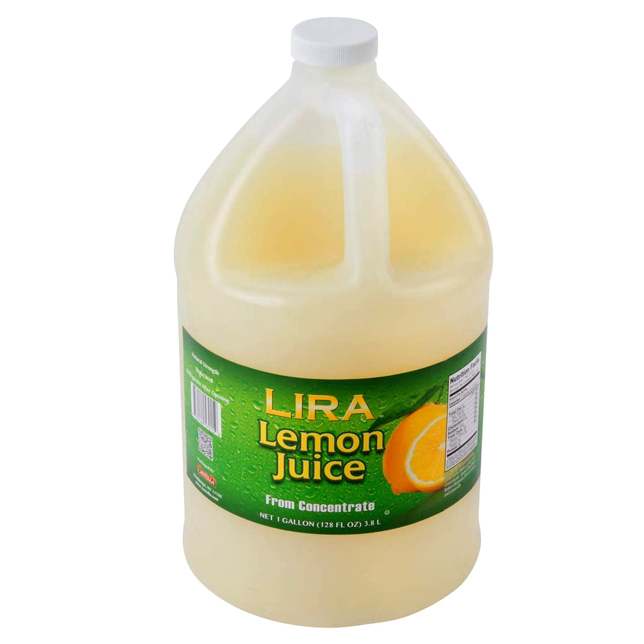 Del Destino 100% Lemon Juice - 1 Gallon Lemon Juice