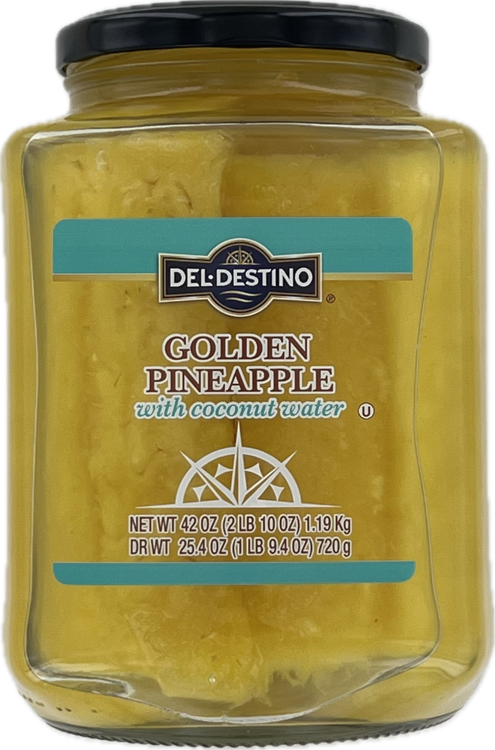 Del Destino Golden Pineapple Spears in Coconut Water (42 Ounce