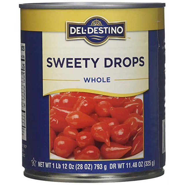 Del Destino Sweety Drop Miniature Peppers 28 oz Can