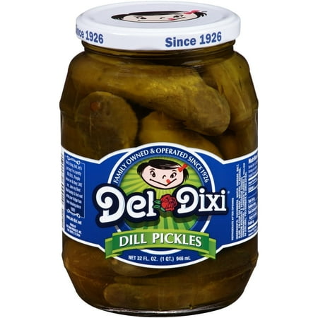 Del-Dixi Dill Pickles, 32 oz