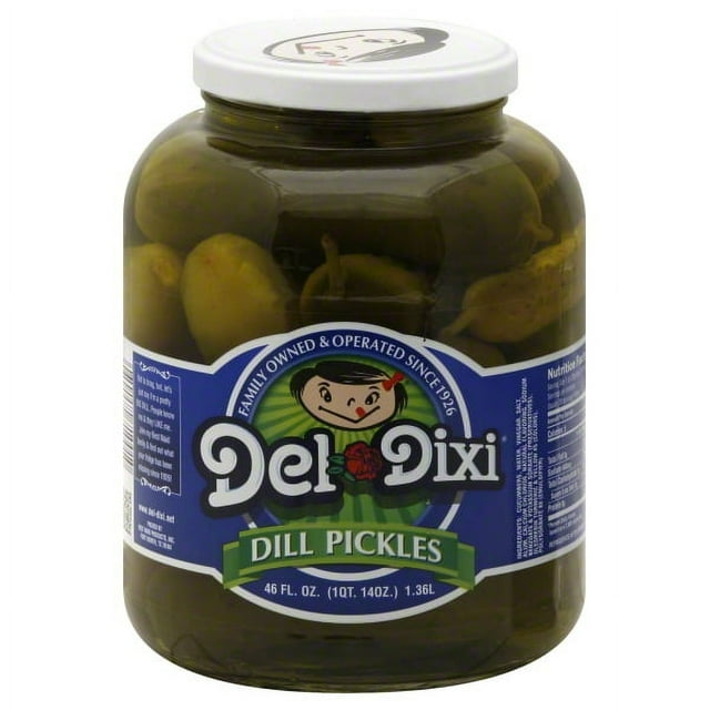 DelDixi Dill Pickles, 46 fl oz