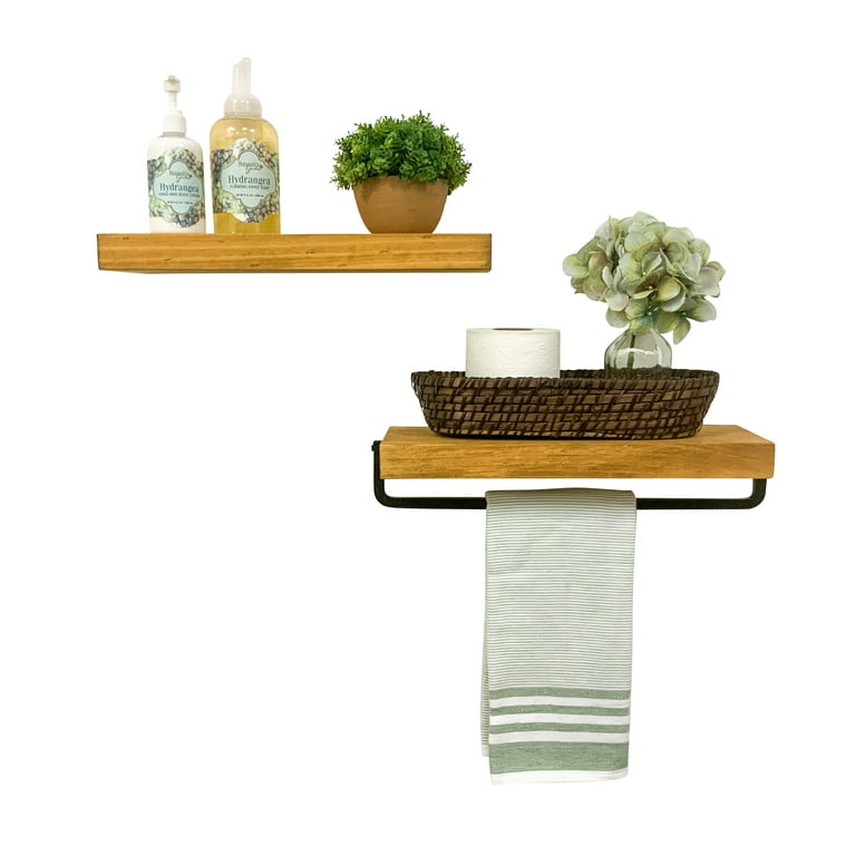 Del hutson designs true floating shelf and towel rack hotsell