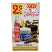 Del Indio Papago Limited Edition Tepezcohuite Day & Night Facial Creams 2oz + FREE ROSE WATER INCLUDED!