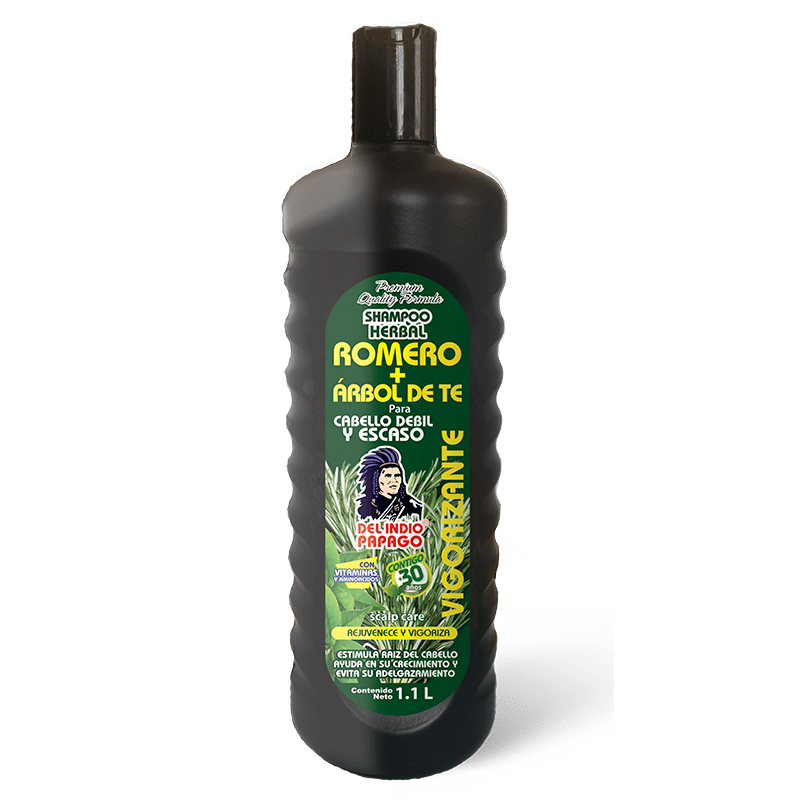 Del Indio Papago Rosemary + Tea Tree Oil Shampoo (1 Lt)