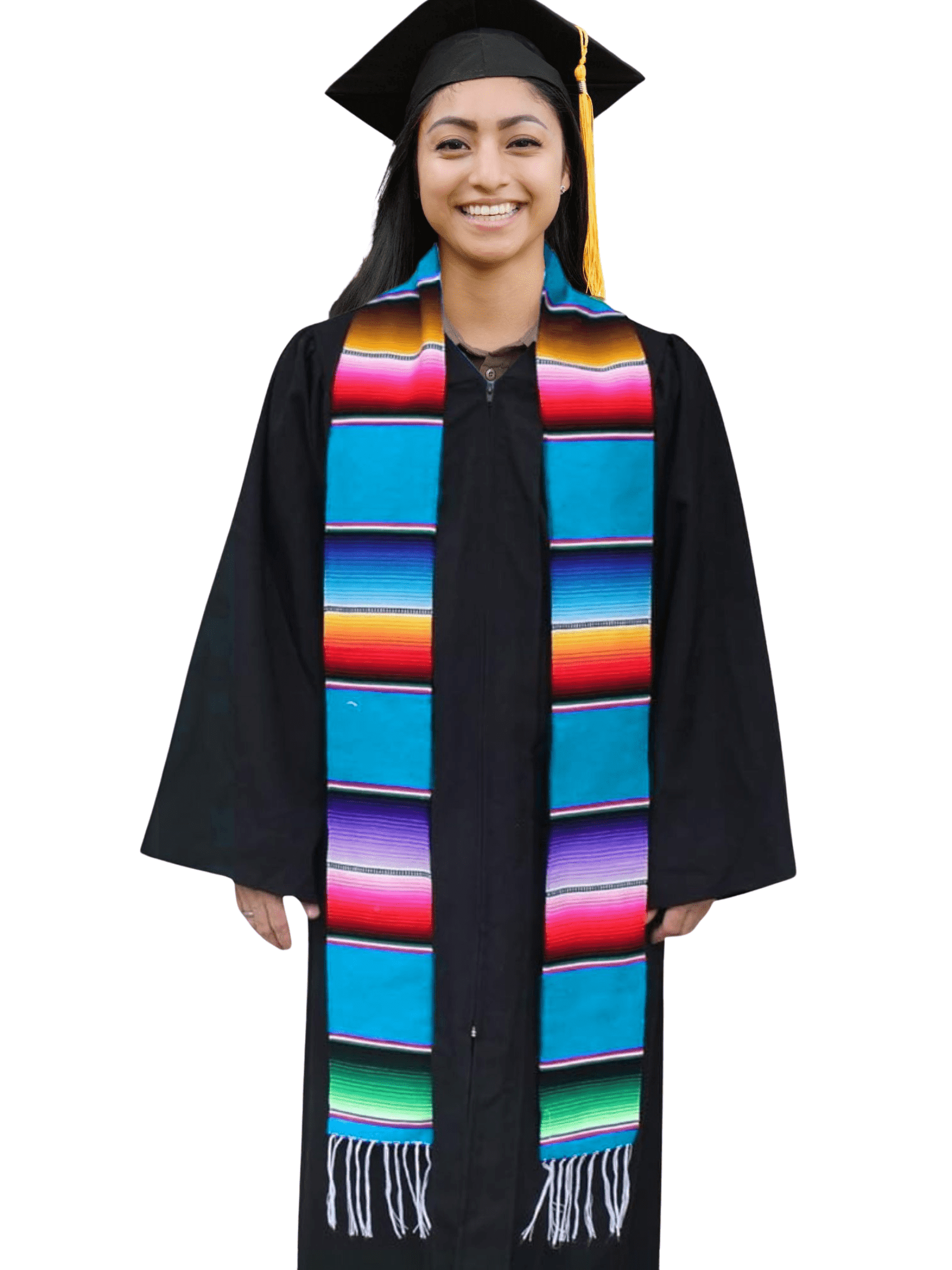 green emerald velvet dress Sarape Mexican Graduation Stoles (2024) – Colores Mexicanos: Chicago's  Mexican Gift Shop main image 0