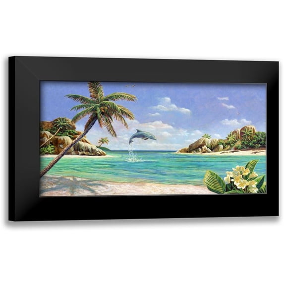 Del Missier, Andrea 14x9 Black Modern Framed Museum Art Print Titled - Seychelles