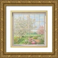thumbnail image 1 of Del Missier, Andrea 15x15 Gold Ornate Wood Framed with Double Matting Museum Art Print Titled - Finestra sul giardino, 1 of 4