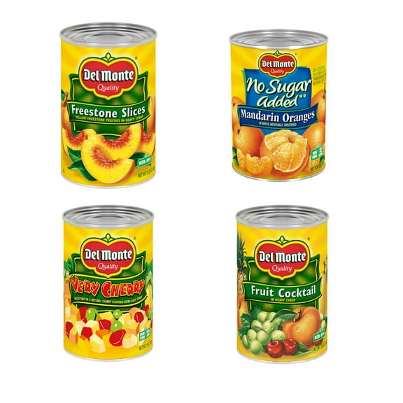Del Monte Anytime Fruit Variety Pack 8 Cans for All-Day Use