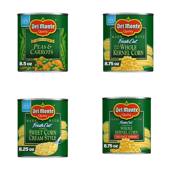 Del Monte Assorted Vegetable Cans 8.5 oz, 8 Pack