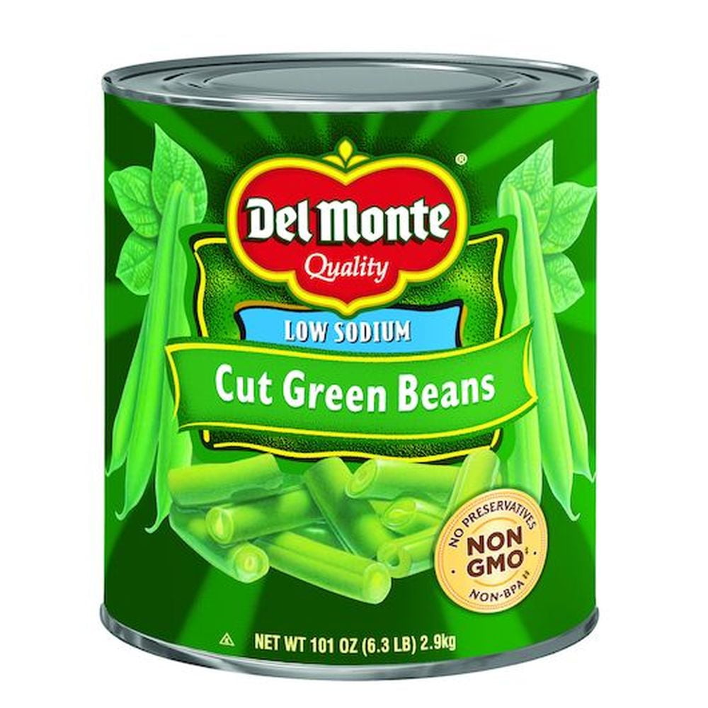 Del Monte Blue Lake Cut Green Bean, 101 Ounce Can 6 per Case