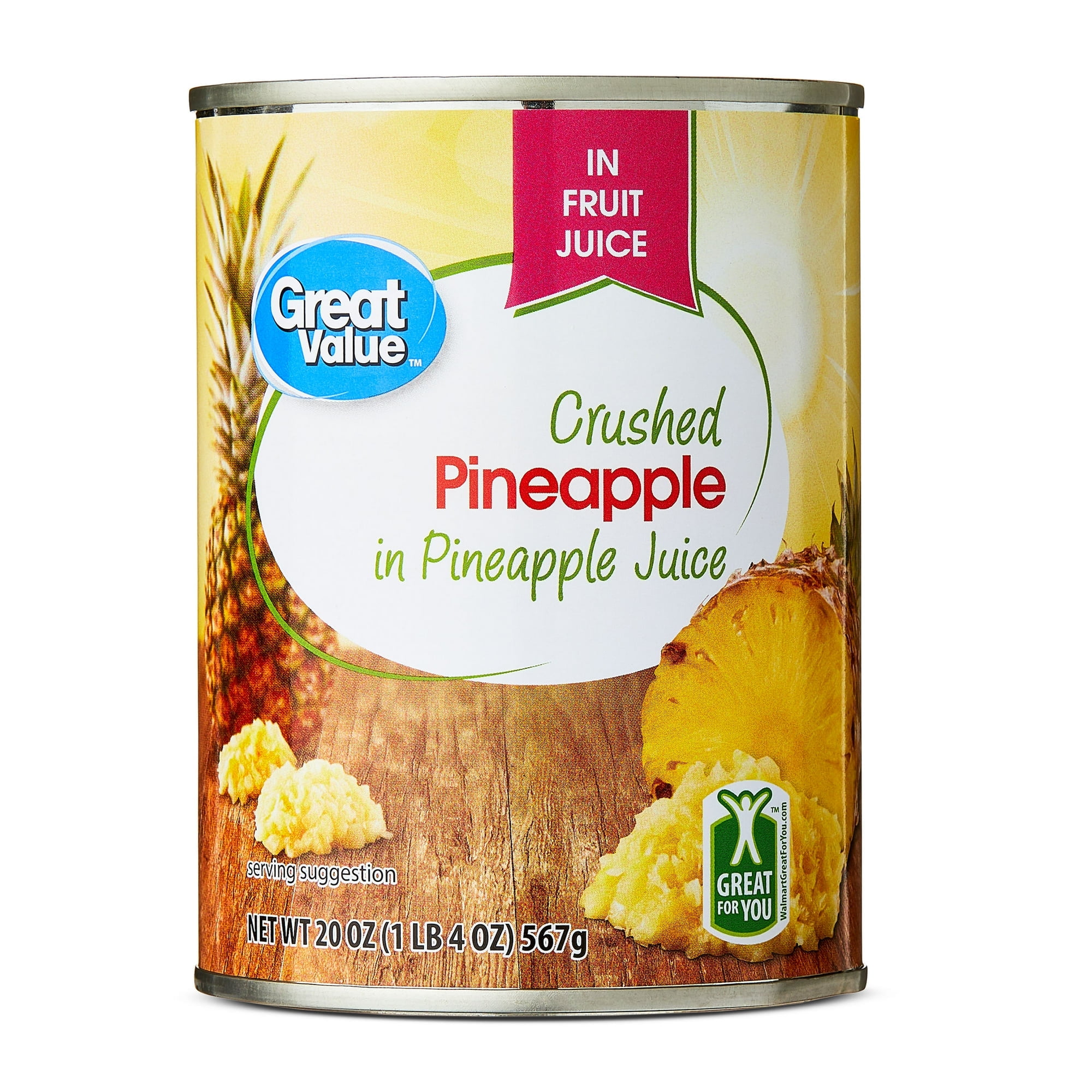 Del Monte Canned Crushed Pineapple, 20 oz - Walmart.com