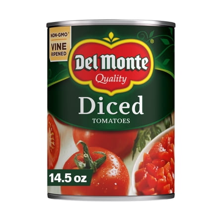 Del Monte Canned Diced Tomatoes, 14.5 oz Can