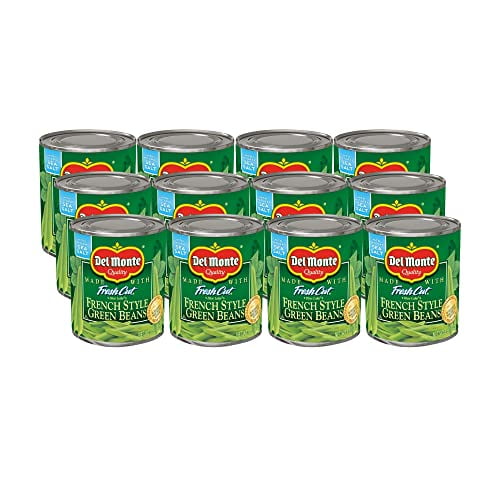 (12 pack) Del Monte Blue Lake French Style Green Beans, 8 oz Can, Canned Vegetables