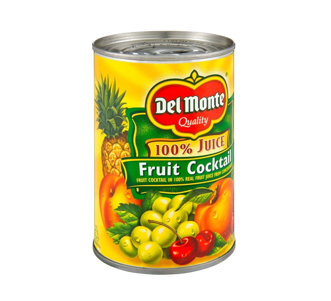 Del Monte Canned Fruit Cocktail in KKS1&nbsp;100% Fresh Juice, 15 Ounce (Pack of 12)