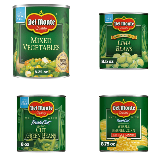 Del Monte Canned Garden Veggies 8.5 oz, 8 Pack