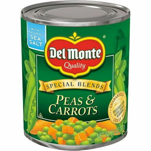 Del Monte Canned Mixed Vegetables, 8.5 Ounce - Pack of 2