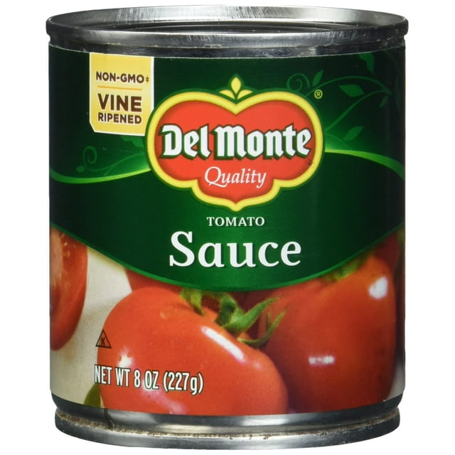Del Monte Canned Tomato Sauce, 8 Ounce (Pack Of 24)