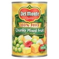 thumbnail image 1 of Del Monte Chunky Mixed Fruit, 100% Juice, Canned Fruit, 15 oz, Metal Can, 1 of 5
