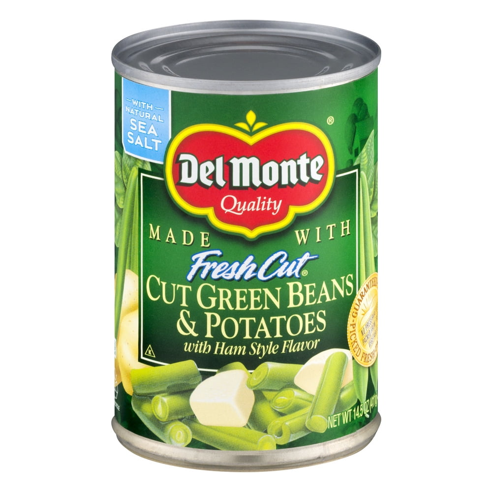 Del Monte Cut Green Beans & Potatoes, 14.5 oz Can
