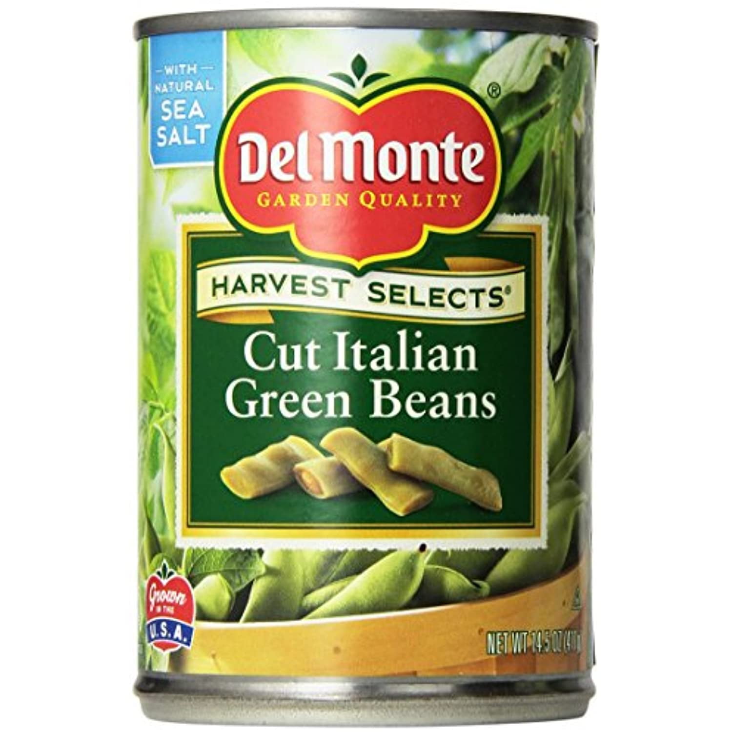 Del Monte Cut Italian Green Beans 14.5Oz Can (Pack Of 6)
