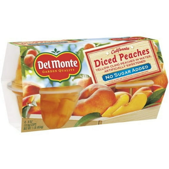 Del Monte, Diced Peaches (Pack of 24)