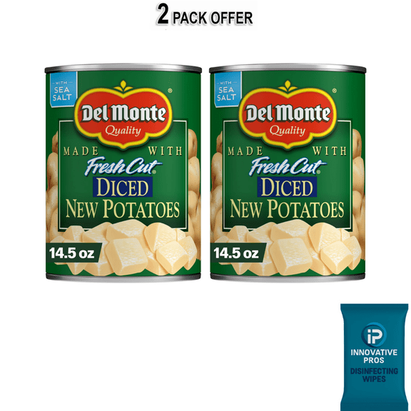 Del Monte Diced Potatoes, Canned Vegetables, 14.5 oz Can
