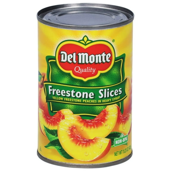 Del Monte Freestone Sliced Peaches in Heavy Syrup - 15.25 oz Packaging may vary