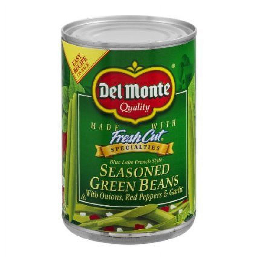 Del Monte French Style Seasoned Green Beans With Onions, Red Pepper