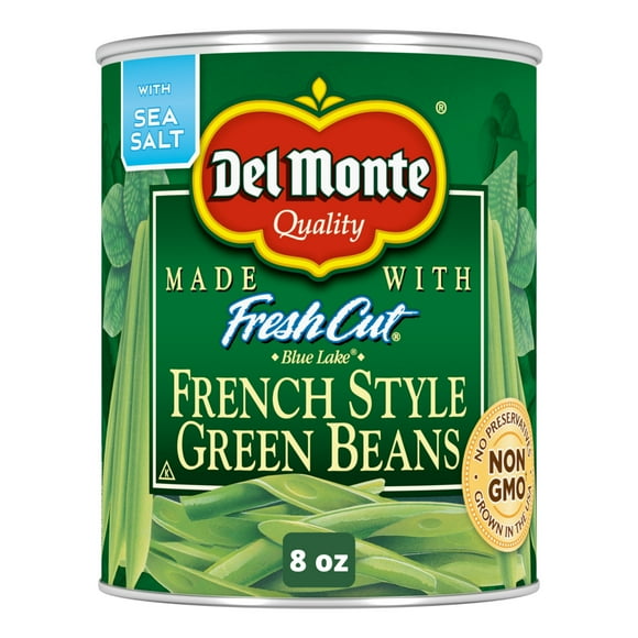 Del Monte Blue Lake French Style Green Beans, 8 oz Can, Canned Vegetables