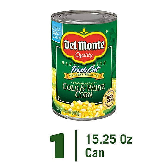 Del Monte Fresh Cut Gold And White Corn - 15.25 Oz
