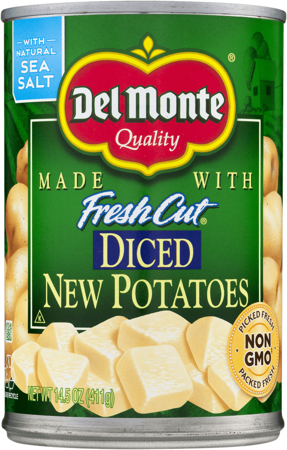 Del Monte Fresh Cut New Potatoes, Diced, 14.5 Oz