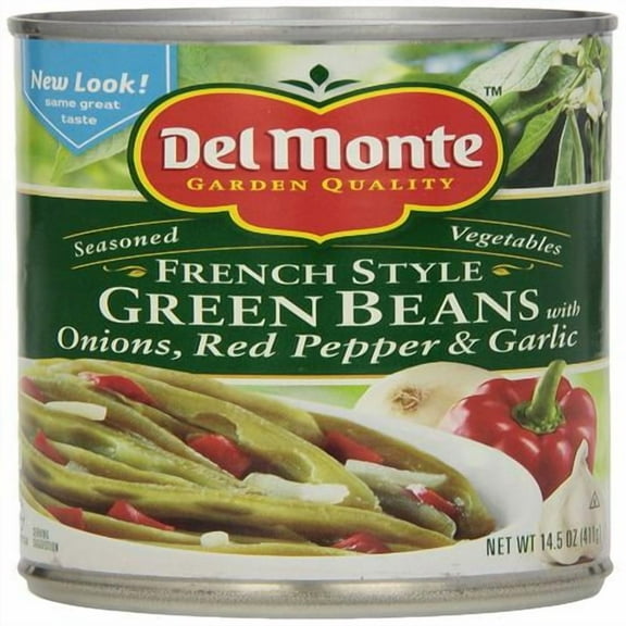 Del Monte Fresh Cut Seasoned Green Beans - 14.5 Oz - Pack of 2