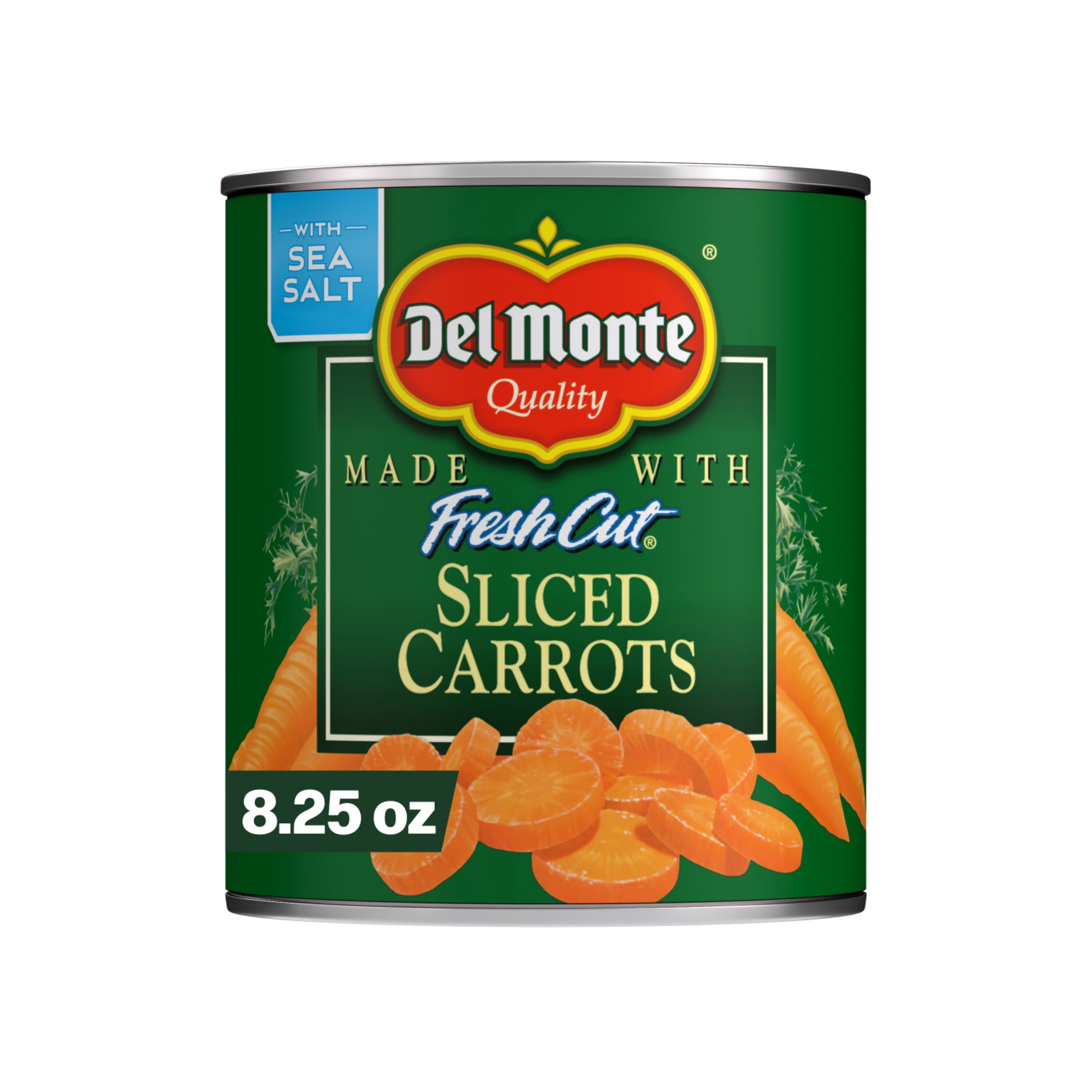 Del Monte Sliced Carrots, 8.25 oz, Canned Vegetables
