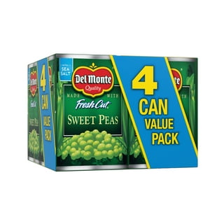 Del Monte Sweet Peas Canned Vegetables, 15 oz Can
