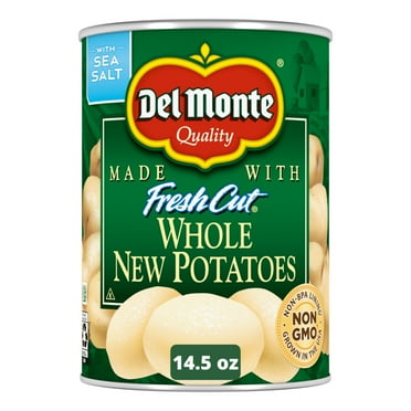 Del Monte Whole Canned Potatoes, Canned Vegetables, 14.5 oz Can