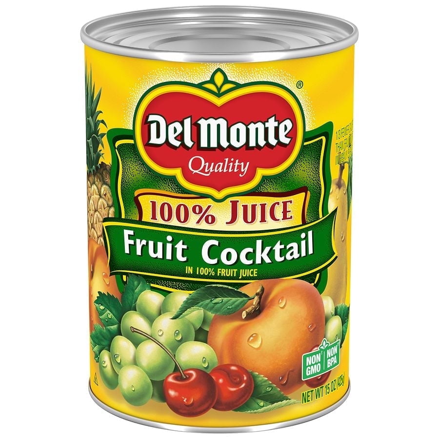 Del Monte Fruit Cocktail 15.0 oz Pack of 2 - Walmart.com